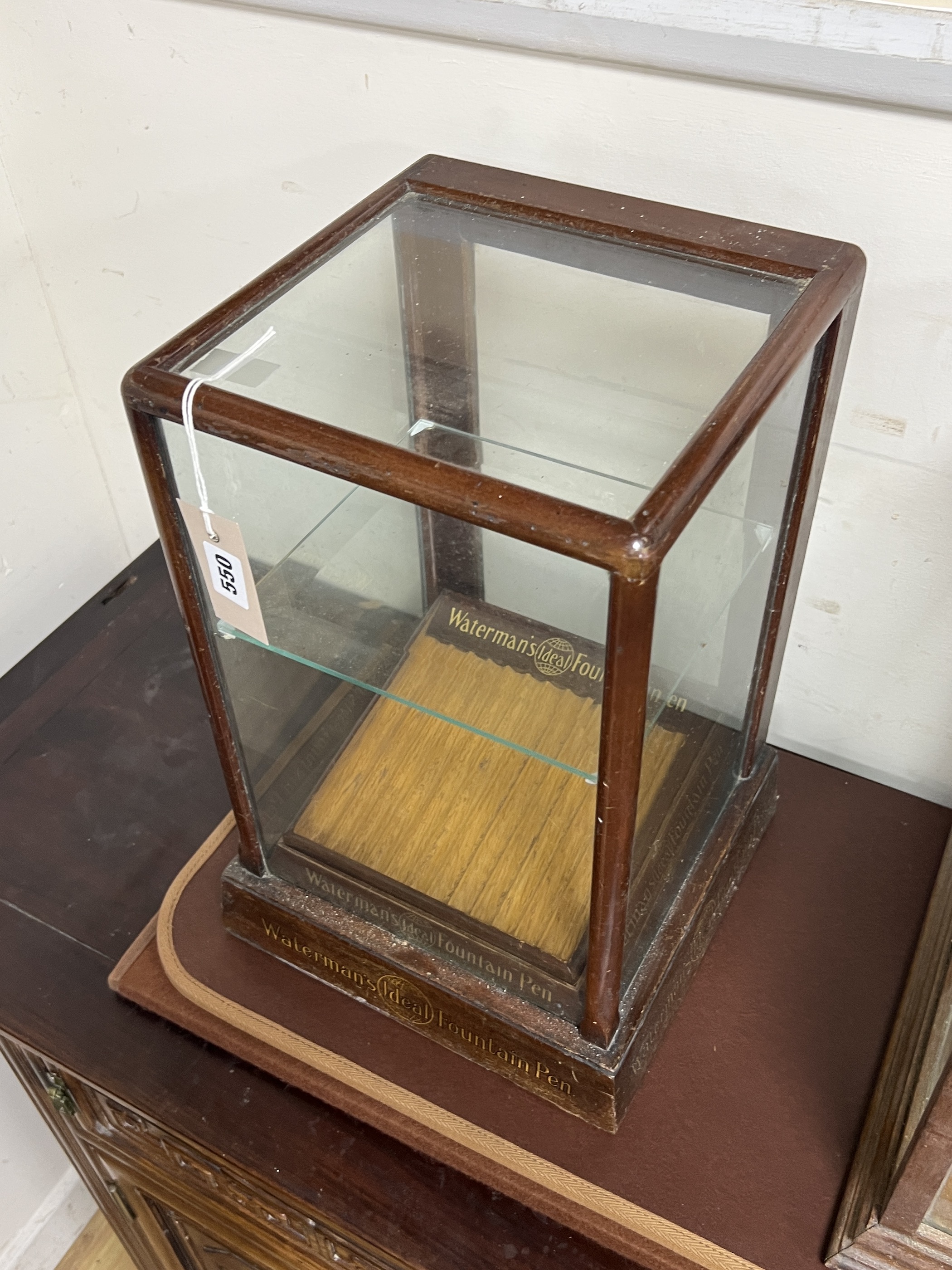 A Watermans ideal fountain pen retailer’s cabinet 41cm high x 27cm wide